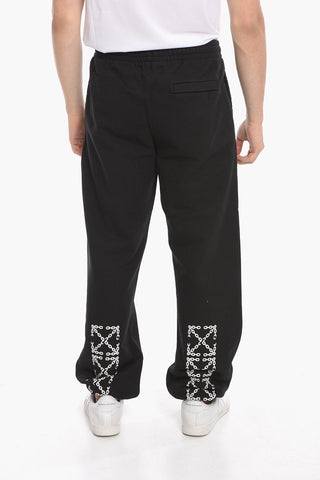 SEASONAL Joggers in Cotone CHAIN ARROW con Stampa