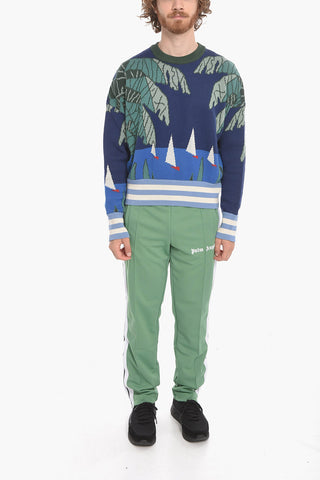 Cuffed SAILING BOATS Cotton Pullover