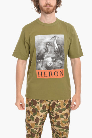 T-Shirt Girocollo BW HERON in Cotone