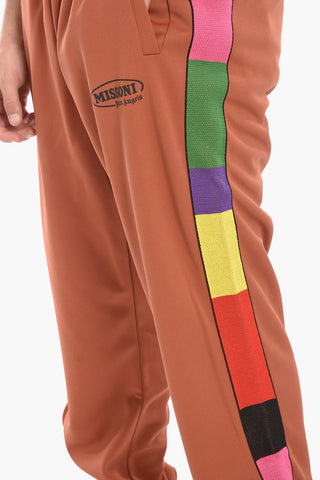 MISSONI Contrasting Band Acetate Sweatpants