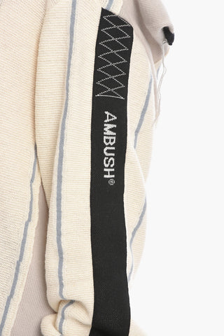Striped Wool Blend FOLDING Sweater
