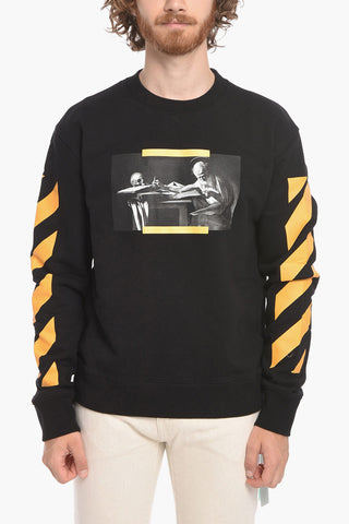 Crew Neck CARAVAGGIO PAINTING Cotton Sweatshirt