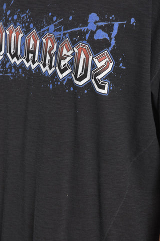 Crew Neck WORLD TOUR '95 Cotton Blend T-Shirt