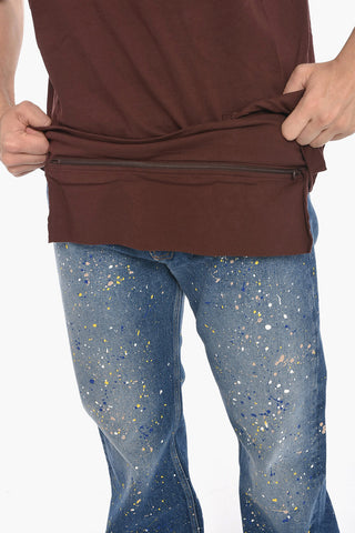 T-Shirt Girocollo WAIST POCKET in Cotone
