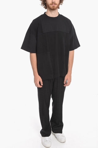 Cotton PATCHWORK Oversized T-Shirt