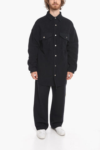 Oversized Saharan Overshirt with Snap Buttons