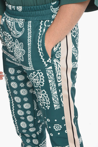 Side Contrasting Band BANDANA Sweatpants