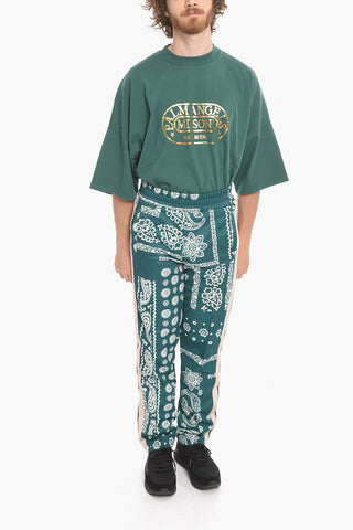 Side Contrasting Band BANDANA Sweatpants