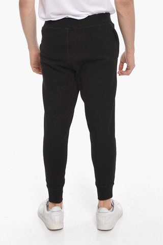 Fleeced-cotton ICON SKI Joggers with Print