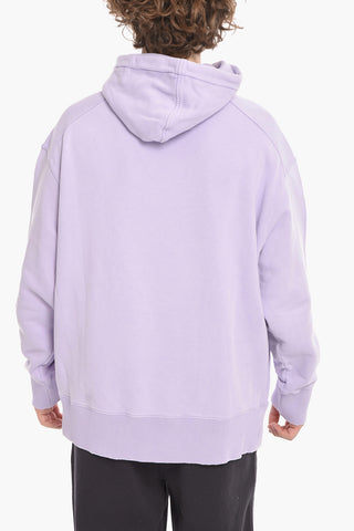 Hoodie Sweatshirt with Ton-sur-ton Logo Application