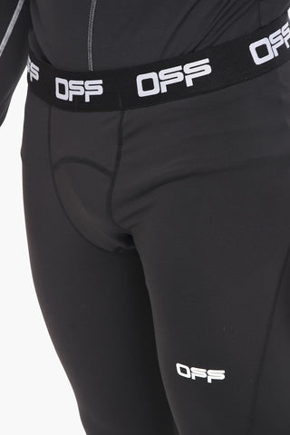 ACTIVE Tech Fabric Leggings with Logoed Waistband