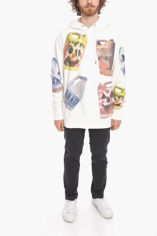 Oversized Hoodie Sweatshirt with Graphic Print