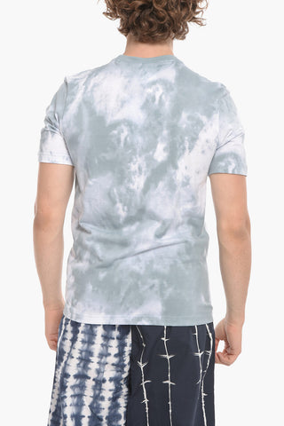 Tie-Dye Effect Crew-neck T-Shirt
