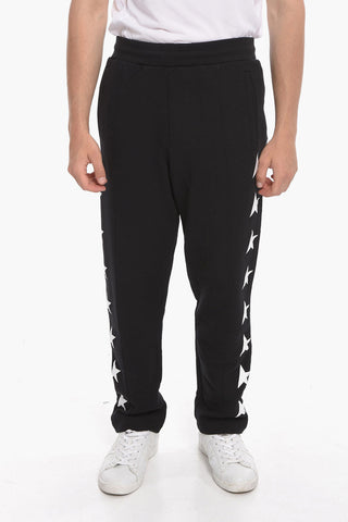 Brushed-cotton GEMINI Jogger Pants with Print