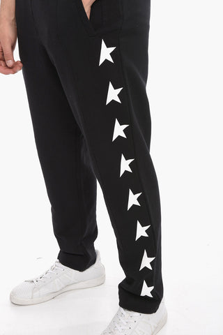Brushed-cotton GEMINI Jogger Pants with Print