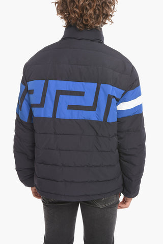 Reversible Padded Puffer with Logo Print