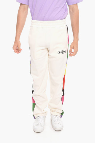 MISSONI Joggers in Acetato con Bande a Contrasto