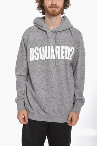 Felpa Hoodie con Stampa Logo