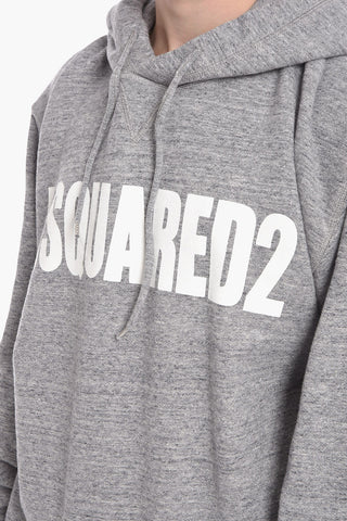 Felpa Hoodie con Stampa Logo