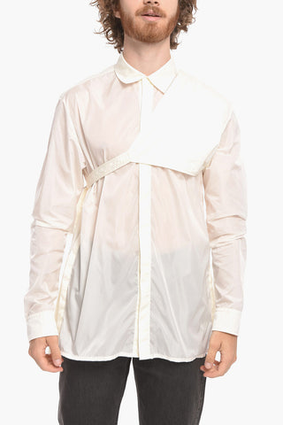 Camicia in Nylon HARNESS con Dettaglio Removibile