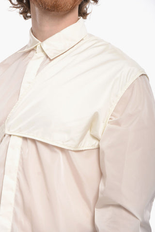 Camicia in Nylon HARNESS con Dettaglio Removibile