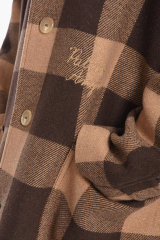 Cappotto in Misto Lana Gingham Check