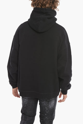 Printed VIVA VEGAS Hoodie with Rhinestones