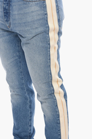 5 Pocket Denims with Side Contrasting Bands 18cm