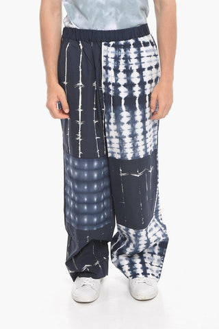 Tie Dye SHIBORI Cotton Pants