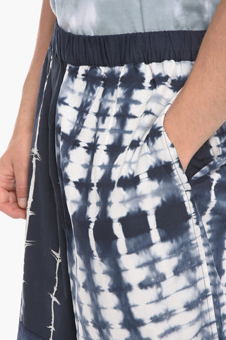 Tie Dye SHIBORI Cotton Pants