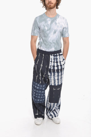 Tie Dye SHIBORI Cotton Pants