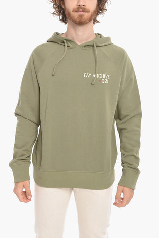 ARCHIVE Brushed-cotton Hoodie with Logo print