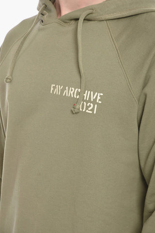 ARCHIVE Brushed-cotton Hoodie with Logo print