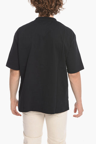 T-shirt JET con Coulisse al Collo e Ricamo Logo