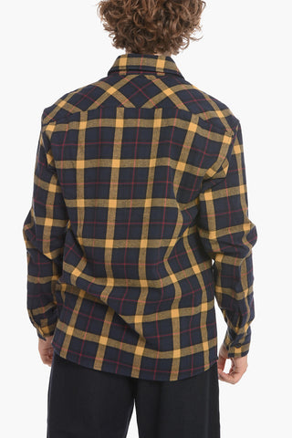 Camicia in Flanella FOLK con Motivo Plaid Check