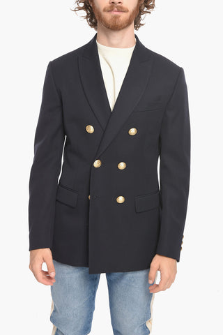 Double-breasted PALM Blazer with Peak Lapel