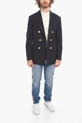 Double-breasted PALM Blazer with Peak Lapel