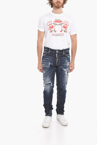 DENIM DEPT Distressed COOL GUY FIT Denims 17cm