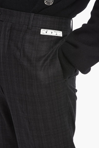 TAILORING Pantaloni in Lana District Check ad 1 Pince