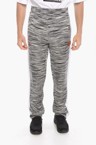 MISSONI Knitted Track Pants with Side Contrasting Bands