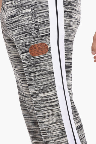 MISSONI Knitted Track Pants with Side Contrasting Bands
