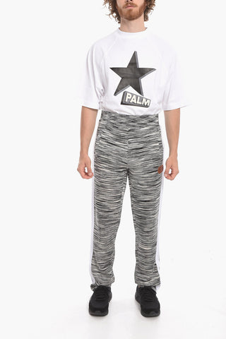 MISSONI Knitted Track Pants with Side Contrasting Bands