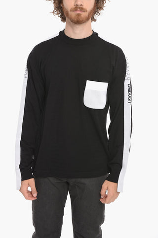 Maglia in Misto Lana TAPED con Taschino