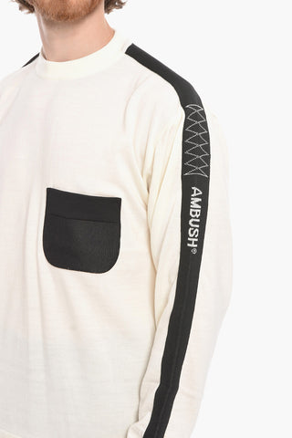 Maglia in Misto Lana TAPED con Taschino