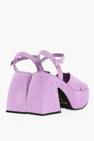 Suede Sandals JONI Heel 12 cm
