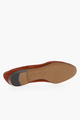 Leather Sole Suede Loafers