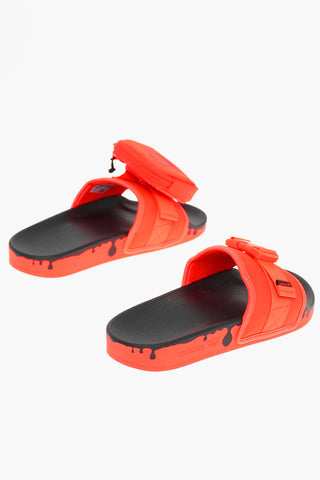 Logoed POUCHYLETTE Slides With Pouch