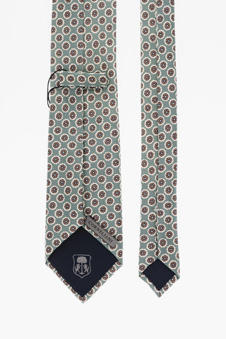 Multicolor Printed Tie Necktie Silk