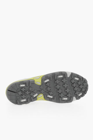 Logo Print Leather Slip On Sneakers