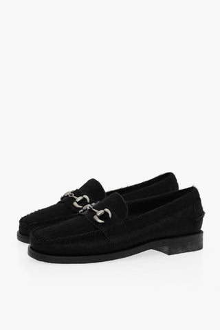 Ponyskin Horsebit Loafers JOE WILD With Leather Sole